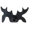 DGZZI Moosehead Bridge Head Black Plastic Slip-On Moosehead Bridge Head for Billiard Pool Cue Stick view 2