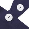 ODASDO Baby Boy Gentleman Formal Suit Christening Baptism Wedding Tuxedo 1st 2nd Birthday Cake Smash Outfit Cotton Short Sleeve Romper Linen Suspenders Bib Pants Bow Tie Clothes Set Navy Blue 0-6M view 4