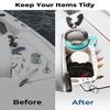 KEMIMOTO Boat Caddy Organizer, Marine Cup Holder Universal Fit for Bass Kayak Pontoon Jon Boat Fishing Caddy Cabin Storage view 4