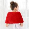 LeJulyeekay Girls Princess Faux Fur Flower Girl Bolero Shrug Party Wedding Capelet Dress Up view 2