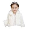 Flower Girl Cape Princess Faux Fur Bolero Shrug Shoulder Cape Shawl Wrap Capelet view 1