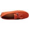 ANUFER Men's Stylish Tassel Suede Moccasins Comfort Loafers Flats Driving Shoes Orange 2080 US10 view 4