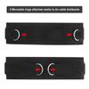 HYVAWO Waist Belt Neoprene Padded Gym Pulley Strap with Rings for Cable Machines Fitness Exercise Speed Agility Resistance Training view 4