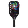 Vulcan | V550 Pickleball Paddle | Hybrid Performance | Polypropylene Core - Carbon Fiber Surface | USAP Approved | Black Entropy view 1