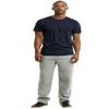 Knocker Men's Heavyweight Fabric Cotton Blend Open Bottom Fleece Sweatpants (L, Heather Grey) view 1