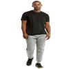 Knocker Men's Heavy Fabric Cotton Blend Fleece Jogger Pants (S, Heather Grey) view 1