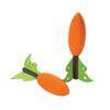Fun Express Foam Carrot Missiles Easter Basket Toys, Flying Toys, Active Games - Orange (24 Pieces) view 1