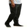 Knocker Men's Heavyweight Fabric Cotton Blend Open Bottom Fleece Sweatpants (L, Black) view 2