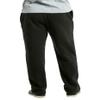 Knocker Men's Heavyweight Fabric Cotton Blend Open Bottom Fleece Sweatpants (L, Black) view 4