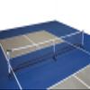Vulcan Sporting Goods Co. Full-Size Portable Pickleball Net System, Black view 2