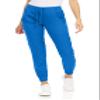 MediChic Women's Scrub Jogger Pants  4 Pockets, 4-Way Stretch, Moisture-Wicking, Anti-Wrinkle, Elastic Waistband Royal view 2