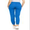 MediChic Women's Scrub Jogger Pants  4 Pockets, 4-Way Stretch, Moisture-Wicking, Anti-Wrinkle, Elastic Waistband Royal view 3