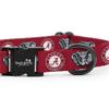 Alabama Crimson Tide Custom Handmade Adjustable Nylon Collars and Leashes (Small Collar) view 3