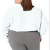Champion Women's Crop, Gfs Silver Grey, SMALL view 2