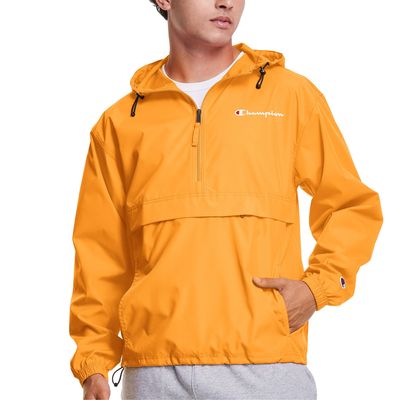 Champion mens Stadium Packable Jacket, Left Chest Script Jacket, C Gold-549369, Small US