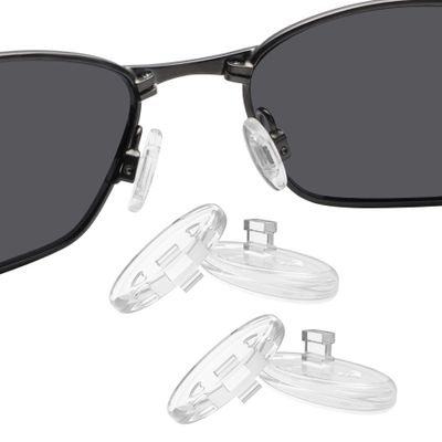 BLAZERBUCK Clear Replacement Nose Piece Nose Pads for Oakley Crosshair 2.0 | Crosshair 1.0 | Crosshair S Sunglass - 2 Pairs