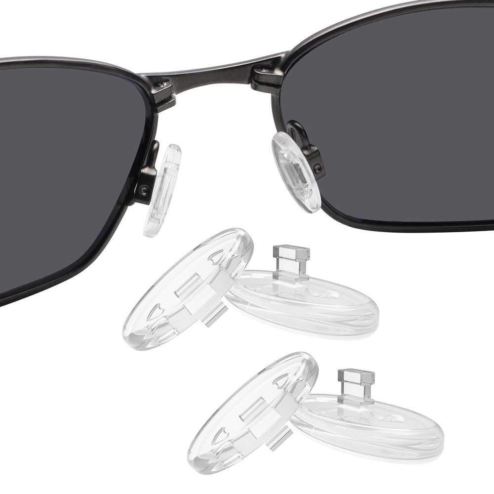 BLAZERBUCK Clear Replacement Nose Piece Nose Pads for Oakley Crosshair 2.0 | Crosshair 1.0 | Crosshair S Sunglass - 2 Pairs