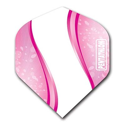 US Darts - 3 Sets (9 Flights) Penthalon Xtra Strong Pink Standard Dart Flights