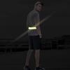 Hotop 6 Pieces Reflective Band Strap Safety Reflective Glow PT Belt High Visibility Waist Belt for Arm, Wrist, Ankle, Leg Running Cycling Walking Marathon(Green) view 4