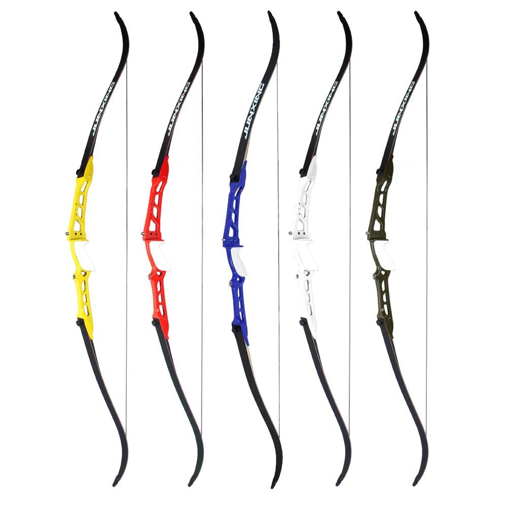 MILAEM 68 Inch Takedown Recurve Bow and Arrow Set 18-40 Lbs Metal Riser Right Handed Bow for Adult Archery Competition Athletic Bow Kit (Red, 22 Lbs)
