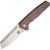 Komoran Linerlock Red Carbon Fiber view 1