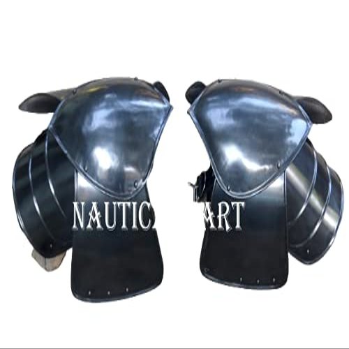 Nautical-Mart Dark Gothic Steel Armor Pauldron Medieval Shoulder Guard