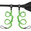 WONITAGO Stretchable Kayak Paddle Leash, Coiled Rod Leash Tool Lanyard for Kayak and SUP Paddles, Fishing Poles Rods, 2 Pack view 1