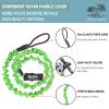 WONITAGO Stretchable Kayak Paddle Leash, Coiled Rod Leash Tool Lanyard for Kayak and SUP Paddles, Fishing Poles Rods, 2 Pack view 2