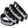 (12-pack) Baseball Bracelets with Motivational Sports Quotes - Wholesale Pack of 12 Silicone Rubber Wristbands for Bulk Baseball Team Gifts and Party Favors - Unisex for Boys Girls Men Women Motivational Bracelets for Kids view 2