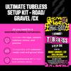 Muc-Off Ultimate Tubeless Setup Kit, Road/Gravel/CX 44mm - Tubeless Conversion Kit for Bikes - Includes Tubeless Tire Sealant and Tubeless Valve Stems view 2
