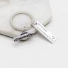 Drive Safe Fly Safe keyring Plane Keychain Couples Men Boyfriend Gift Pilot Flight Air Traffic Controller Key Fob (#5) view 2