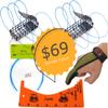 AirFly Castable Crab Trap for Pier, Jetty & Surf - 6-Loop Fishing Pole Crab Trap | Dungeness, Blue & Rock Crabs | Lead-Free | CA, OR, WA, MD & FL, Made in USA view 2