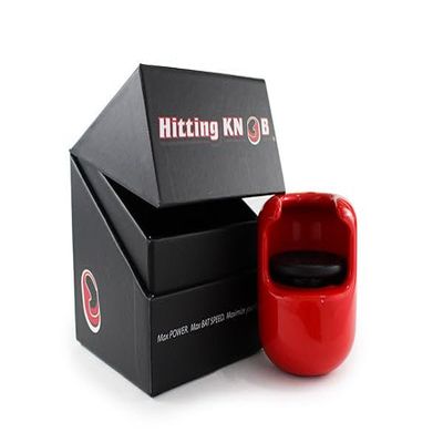 Hitting Knob - 8 oz Youth (Non-Wood Bat). A Baseball & Softball Swing Training Bat Weight. Attaches to Knob End, Little League & High School Practice Equipment. Increase Power & Bat Speed.