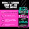 Muc-Off Ultimate Tubeless Setup Kit, DH/Trail/Enduro - Tubeless Conversion Kit for Bikes - Includes Tubeless Tire Sealant and Tubeless Valve Stems view 2