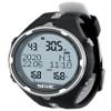 Seac Action, Dive Computer with Scuba and Freediving Mode, Dive Logbook, Dive Planner, Safety Alarms, Standard, black/white view 1