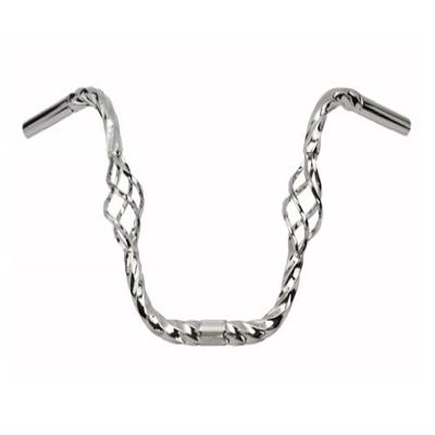 Alta Bicycle Lowrider All Twisted with Cage 13" Bike Handlebar, 25.4mm, Multiple Sizes (11")