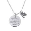 Art Attack United States Air Force Chain Necklace, American Flag Pendant Charm, Gift for Military Parent Girlfriend Boyfriend Brother Sister (Silver) view 1