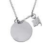 Art Attack United States Air Force Chain Necklace, American Flag Pendant Charm, Gift for Military Parent Girlfriend Boyfriend Brother Sister (Silver) view 2