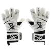 Rectrix 1.0 Goalkeeper Gloves (with Free Zip Case) - Negative Cut - Youth & Adult Sizes - Pro-Level Grip for Football Soccer Goalkeeping (5, White) view 3