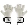 Rectrix 1.0 Goalkeeper Gloves (with Free Zip Case) - Negative Cut - Youth & Adult Sizes - Pro-Level Grip for Football Soccer Goalkeeping (5, White) view 4