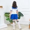 Sunny Fashion Girls Dress Sailor School Uniform Blue Suit Size 14 view 3