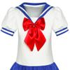 Sunny Fashion Girls Dress Sailor School Uniform Blue Suit Size 14 view 4