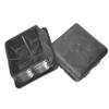(Pack of 100) (3" (3.0"), 6-10 Gauge) Square Plastic Plugs (for ID 1.902" to 2.094") | Tubing End Cap, Furniture Glide Inserts | Fencing Post End Caps view 1