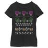 Marvel Girl's Avengers-Sweater T-Shirt, Black, Medium view 1