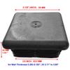 SBD Ltd. Pack of 10 (3" (3.0"), 6-10 Gauge) Square Plastic Plugs (for ID 1.902" to 2.094") | Tubing End Cap, Furniture Glide Inserts | Fencing Post End Caps view 4