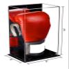 Better Display Cases Acrylic Boxing Glove Display Case with Mirror, Black Risers and Black Base (A092-BR) view 2