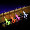 XFISHMAN Crappie-Jigs-Heads-Kit 1/8 1/16 1/32oz 50 Pack Ice Fishing Jigs Lead Head Jig Hook Lure (1/32 oz, Big Eye Jigheads-W/Spinner) view 3
