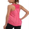 Aeuui Womens Workout Tops for Women Racerback, Mesh Yoga Shirts Athletic Running tank tops Sleeveless Gym Clothes view 2