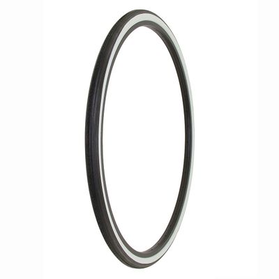 Alta Bicycle Tire Duro 27" x 1 1/4" Tire Touring Tires Bike Tread, Multiple Colors (Black/White)