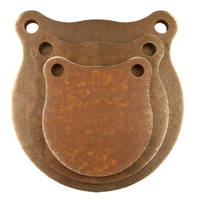 AR500 Steel Gong Shooting Targets 3Pack (6", 8", 10")1/2" Thick, RifleRated by HDSteelTargets